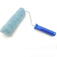 9" Economy Type Blue 12mm Polyster Paint Roller Brush